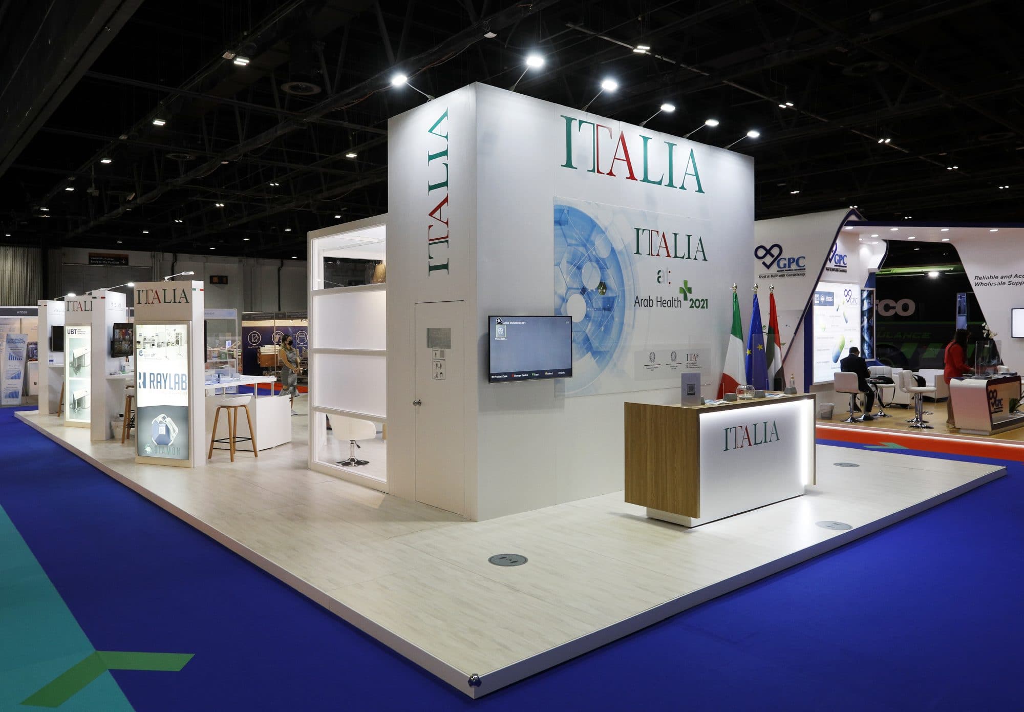 Italian Pavilion @ ArabHealth 2021, 136sqms
