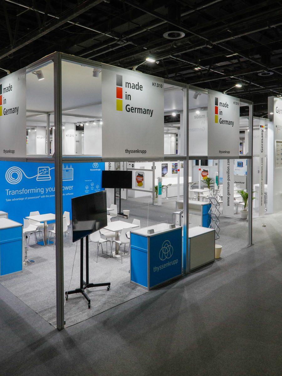 Germany Pavilion @ MEE Energy 2022, 675 sqms
